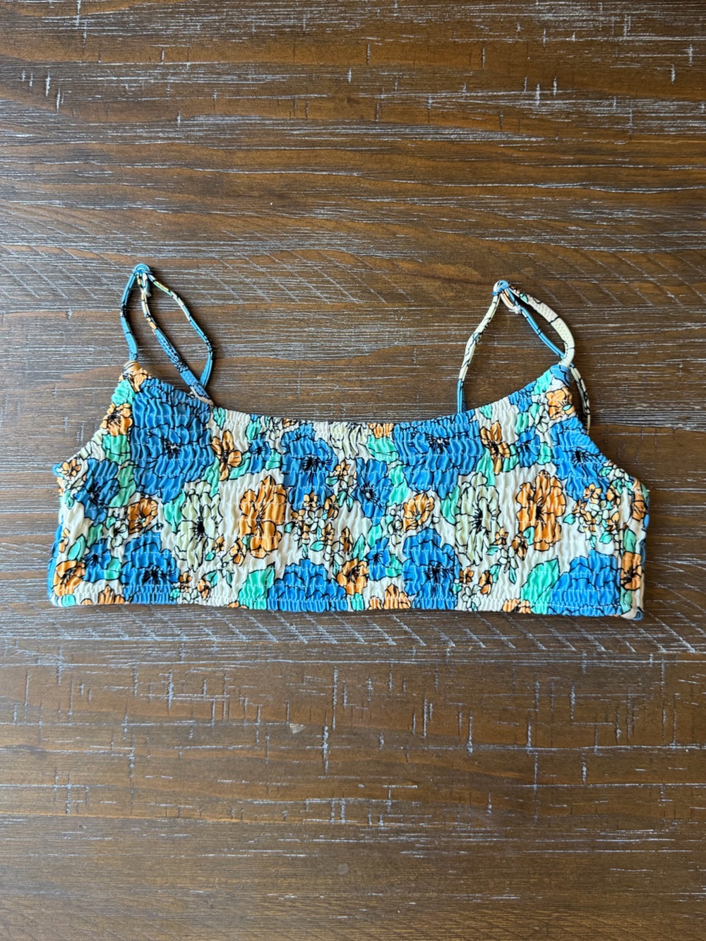 Triangl Inesa Azure Floral Bikini Top‎ - Picture 3 of 6